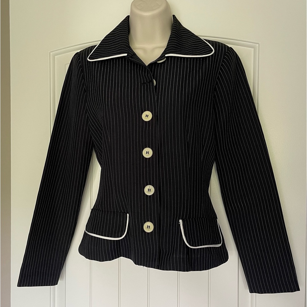 La Belle vintage pinstripe blazer